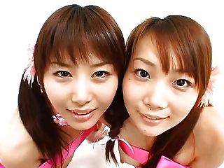 Two Japanese Cuties Bukkake