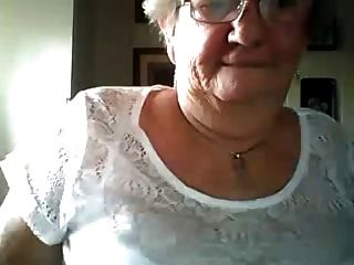 Grandma Showing Big Tits On Webcam