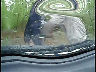 Handjob In My Car On A Rainy Day