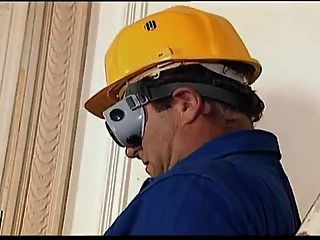 Ebony Construction Worker  Fucking On The Job