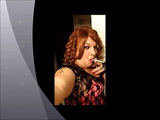 Shanna Silver  Sexy Smoking T-girl