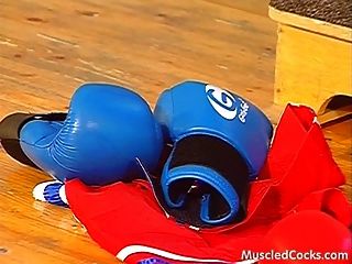 Boxer Bent Over And Fucked By Trainer