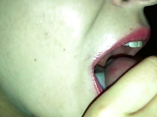 Homemade Cum On Tongue And Swallow