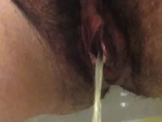 Piss Series - Hairy Pussy