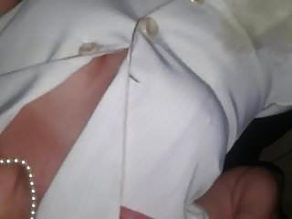 White Business Skirt Suit Wetting Part 2